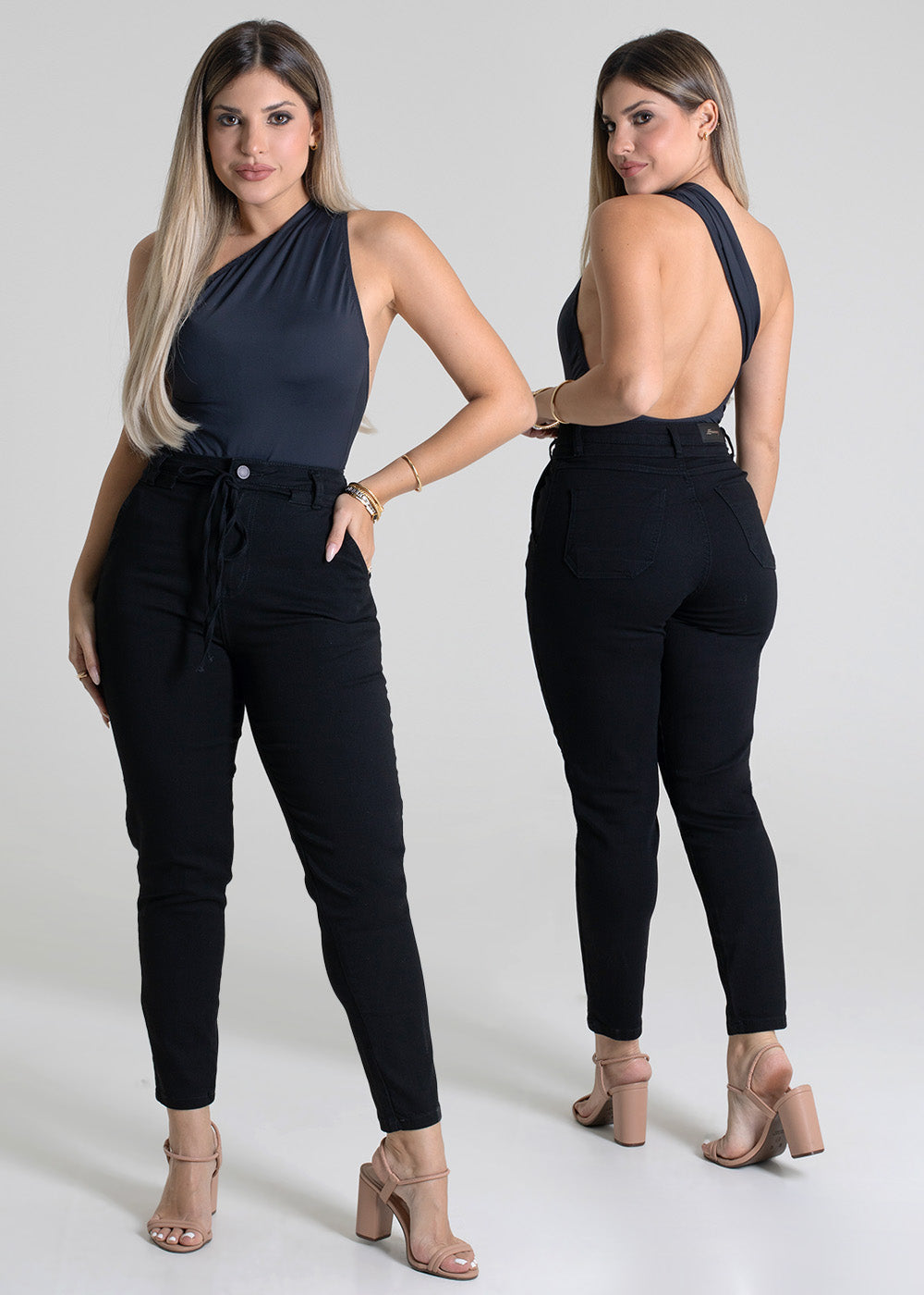 Calça Sarja Sawary Mom - 279756 PRETO