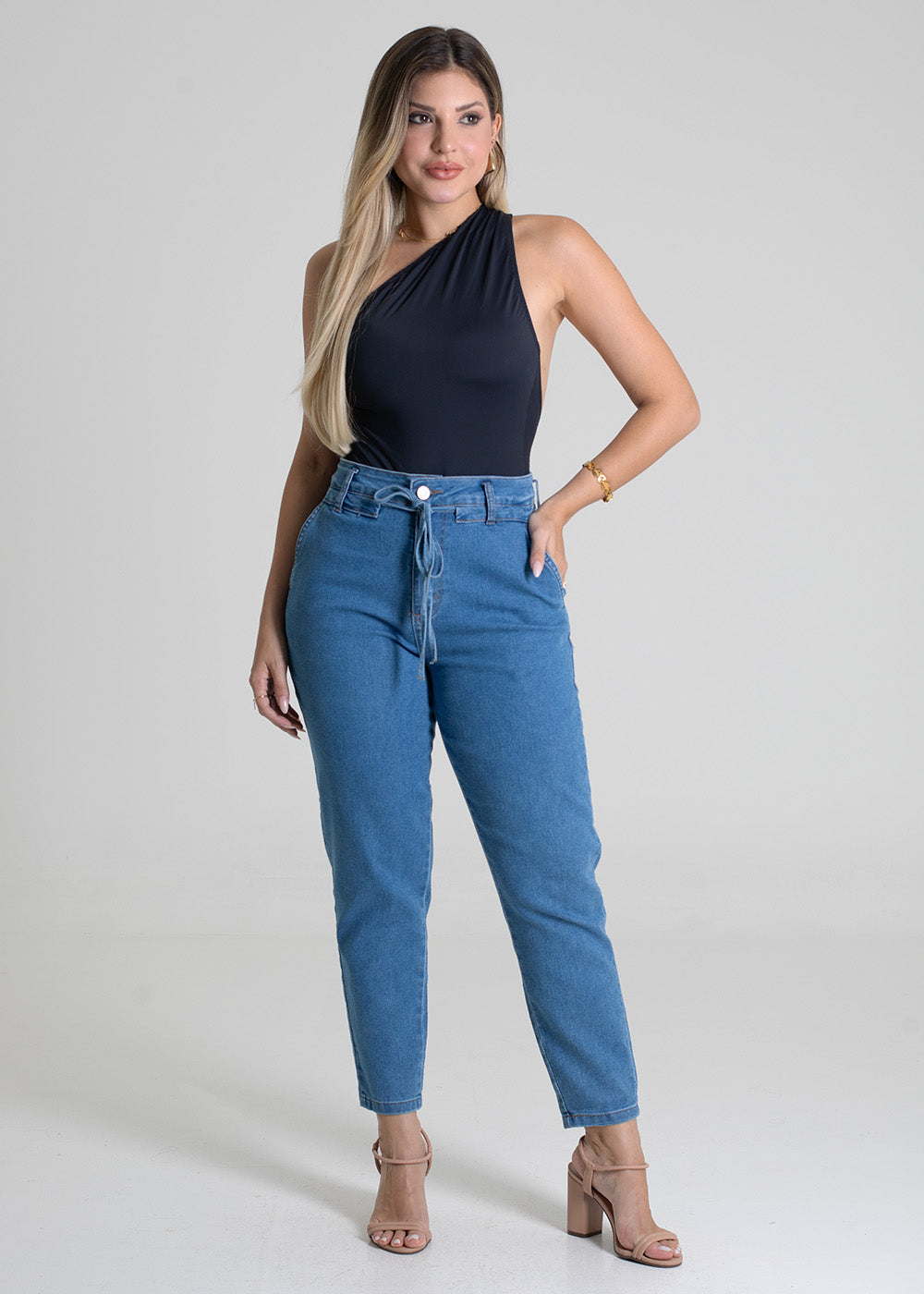 Calça Jeans Sawary Mom - 279758 AZUL