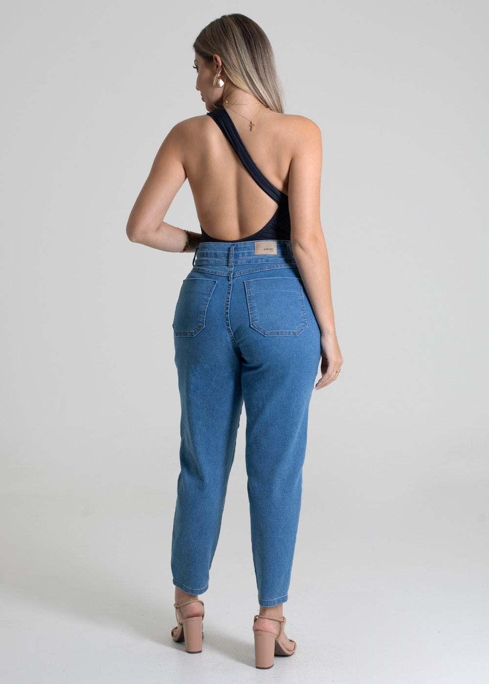 Calça Jeans Sawary Mom - 279758 AZUL