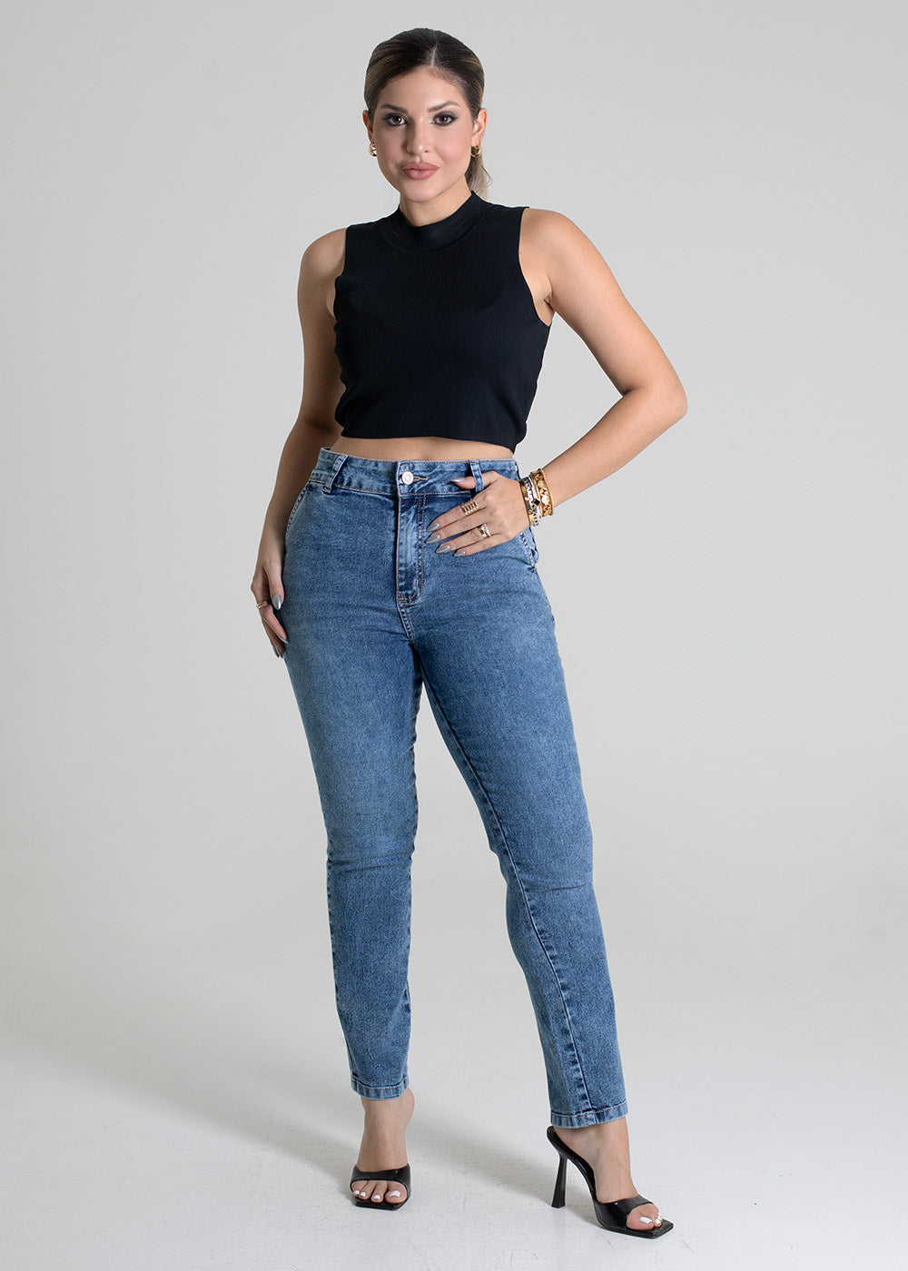 Calça Jeans Sawary Reta - 279760 AZUL
