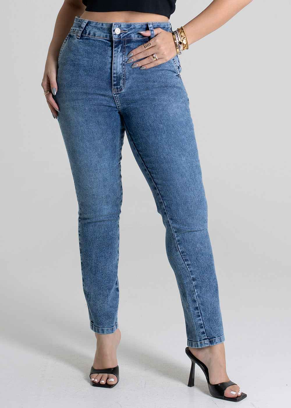 Calça Jeans Sawary Reta - 279760 AZUL
