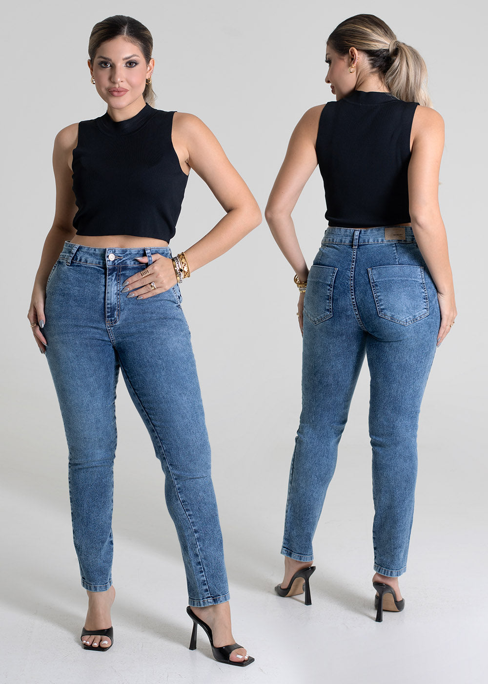 Calça Jeans Sawary Reta - 279760 AZUL