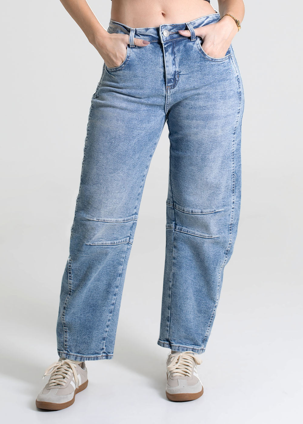 Calça Jeans Sawary Barrel - 279781 AZUL