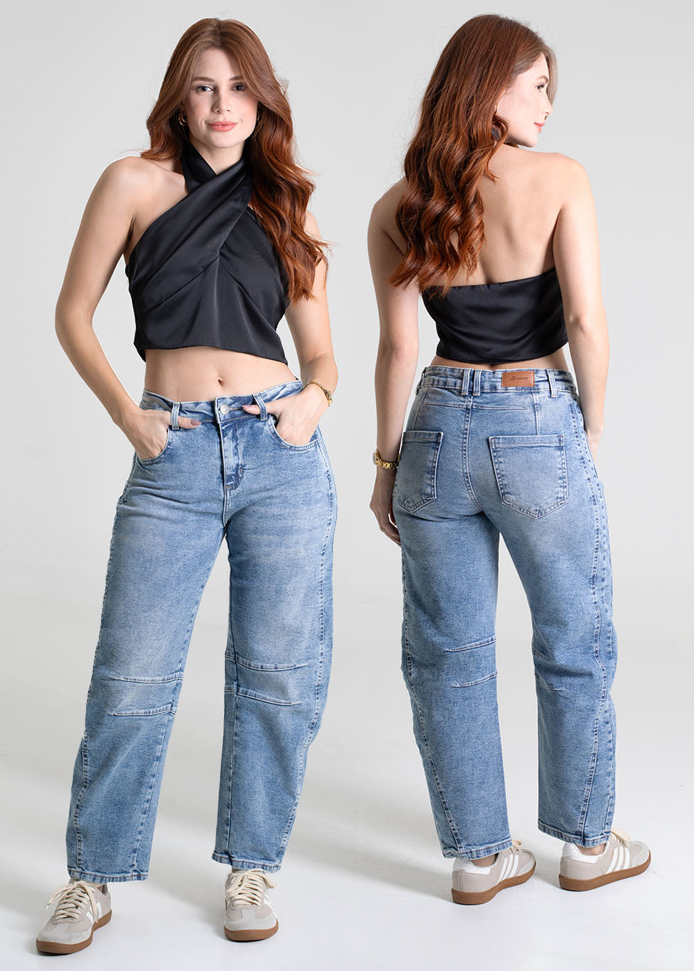 Calça Jeans Sawary Barrel - 279781 AZUL