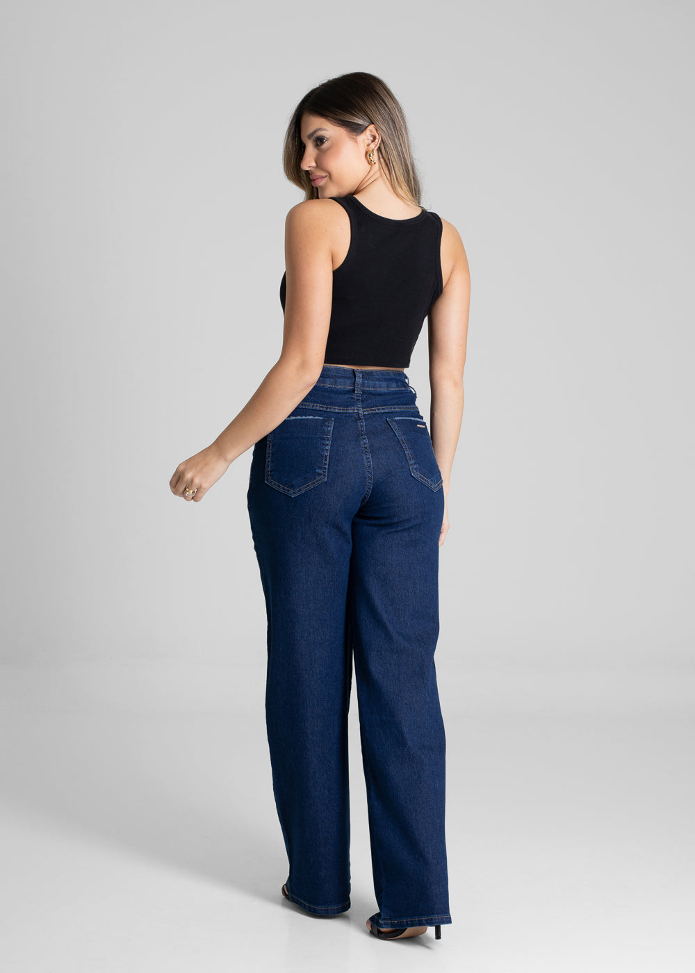 Calça Jeans Sawary Wide Leg - 279794 AZUL