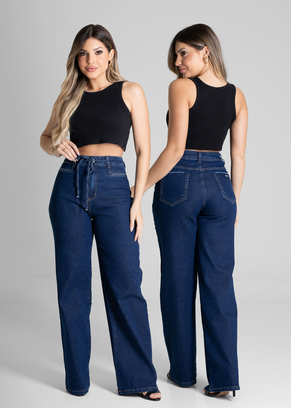Calça Jeans Sawary Wide Leg - 279794 AZUL