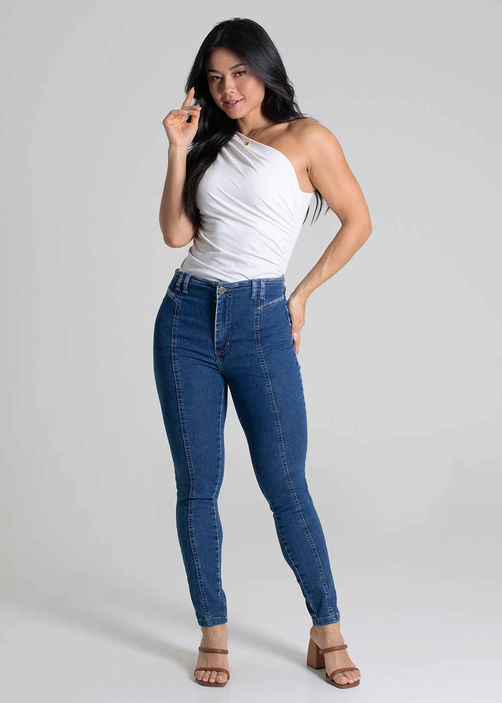 Calça Jeans Sawary Cigarrete - 279801 AZUL