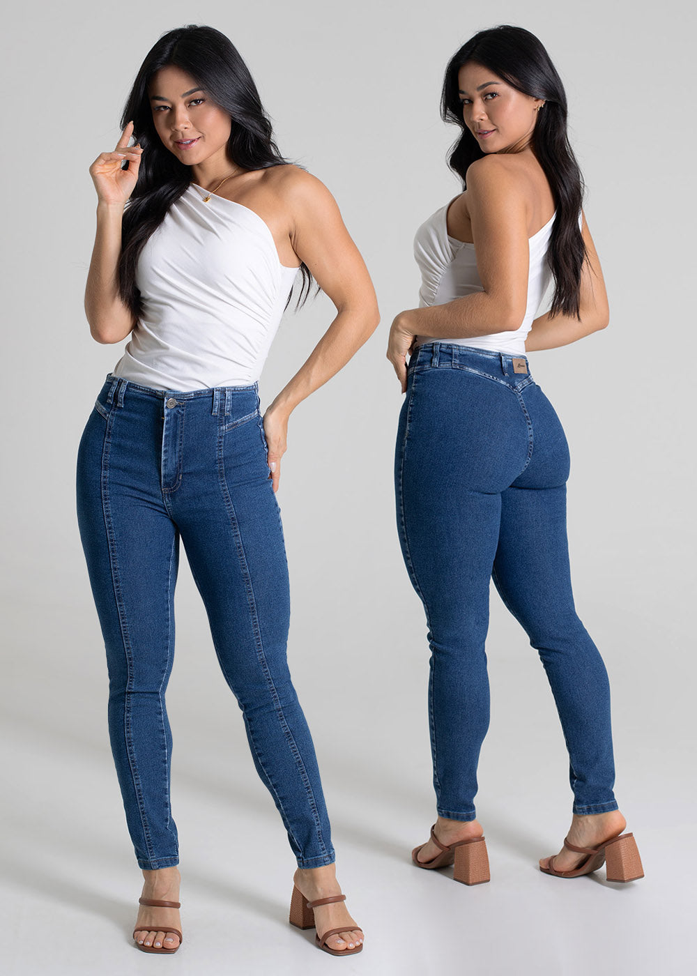 Calça Jeans Sawary Cigarrete - 279801 AZUL