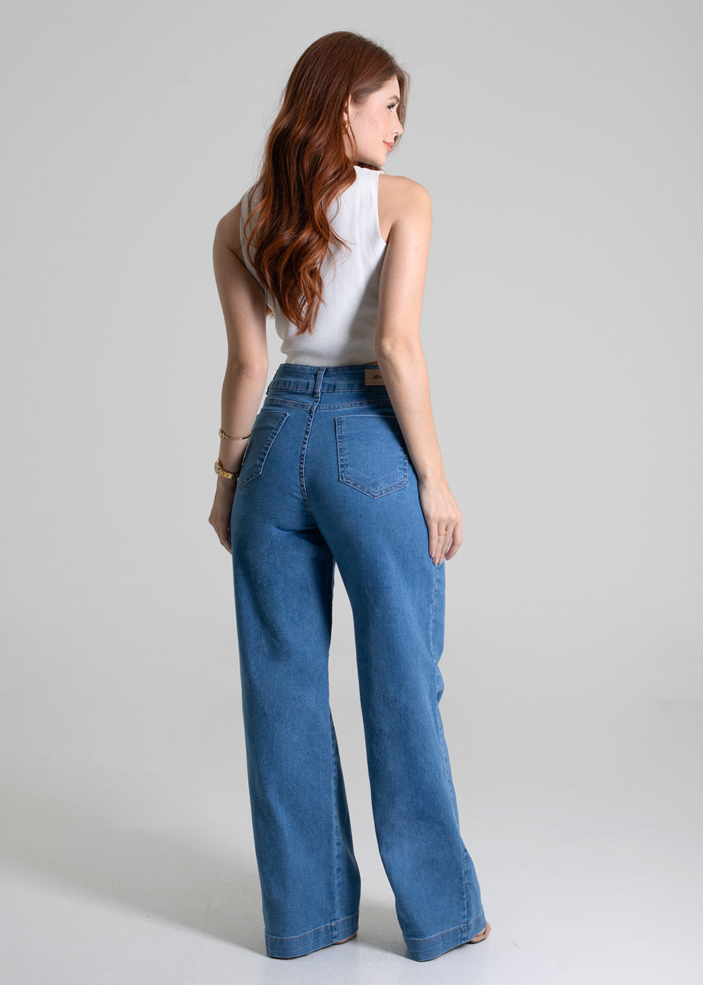 Calça Sawary Jeans Wide Leg - 279819 AZUL