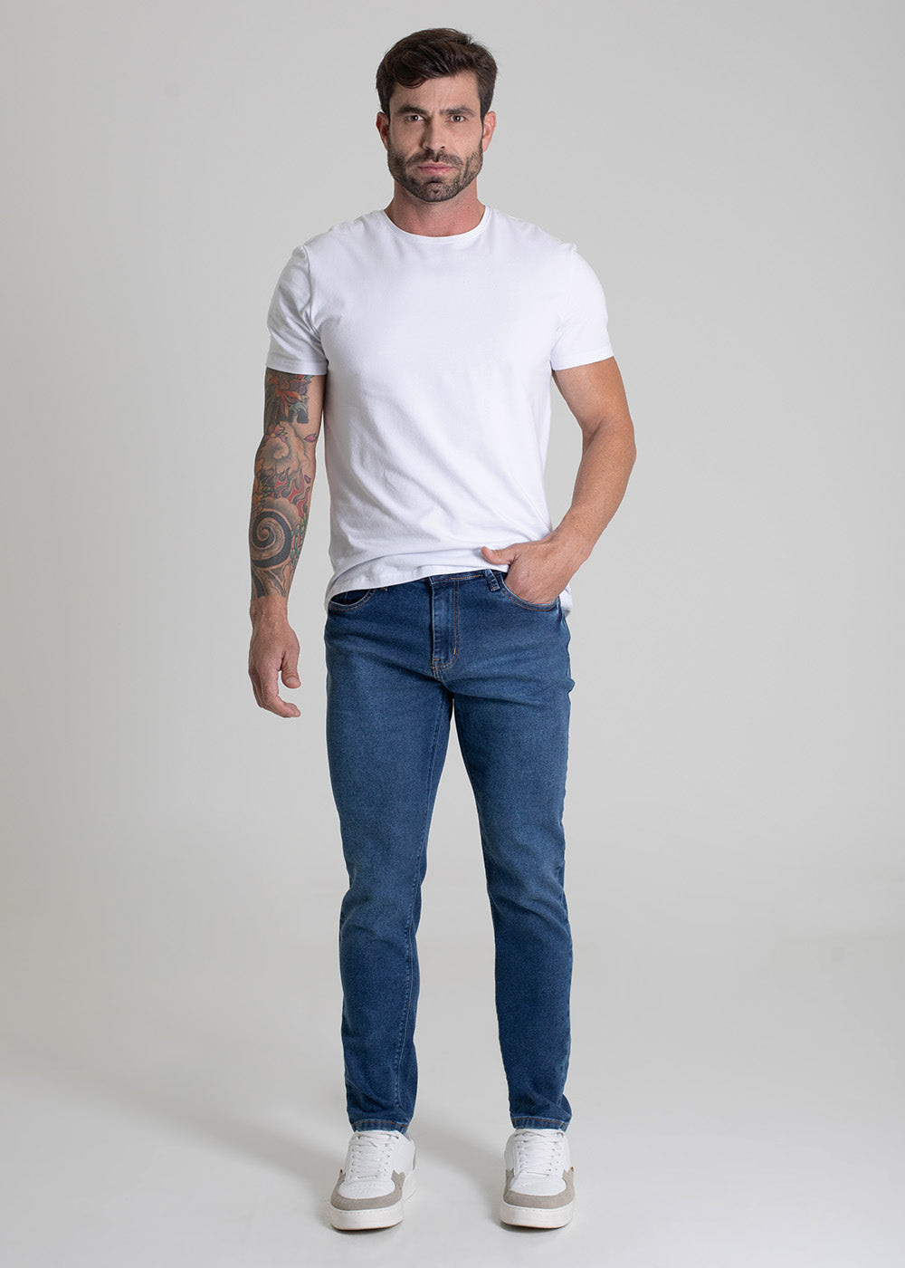 Calça Jeans Sawary Slim - 279825 AZUL