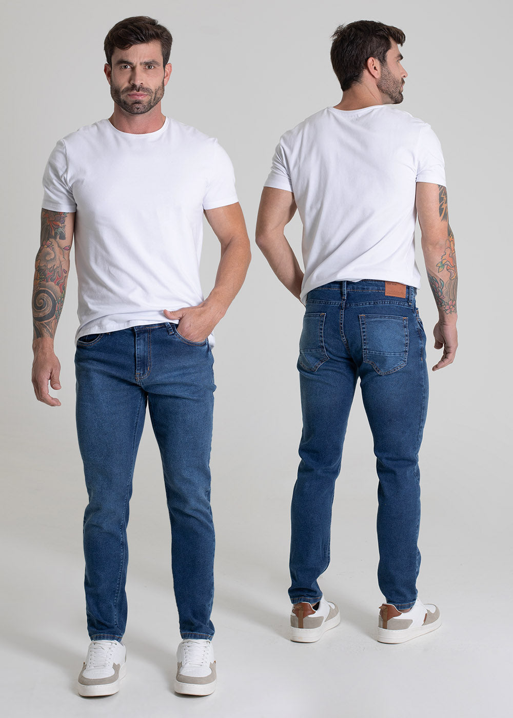 Calça Jeans Sawary Slim - 279825 AZUL