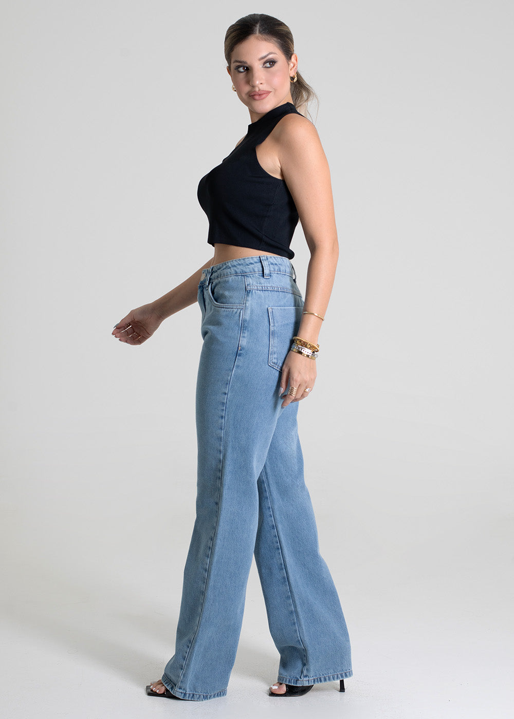 Calça Jeans Sawary Reta - 279839 AZUL