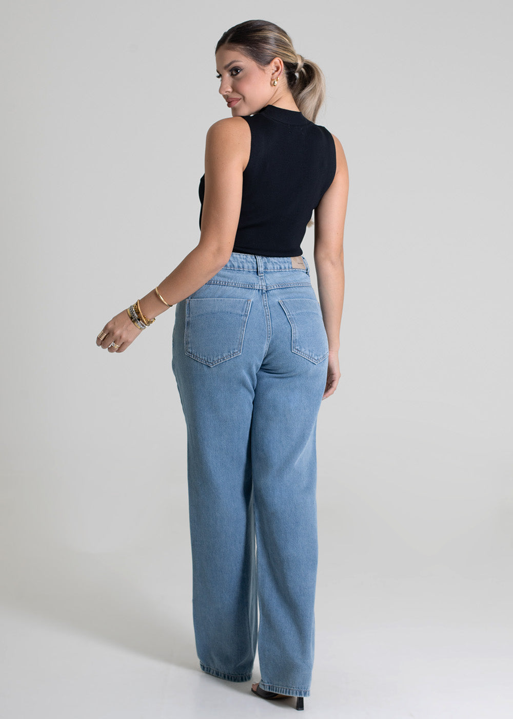 Calça Jeans Sawary Reta - 279839 AZUL