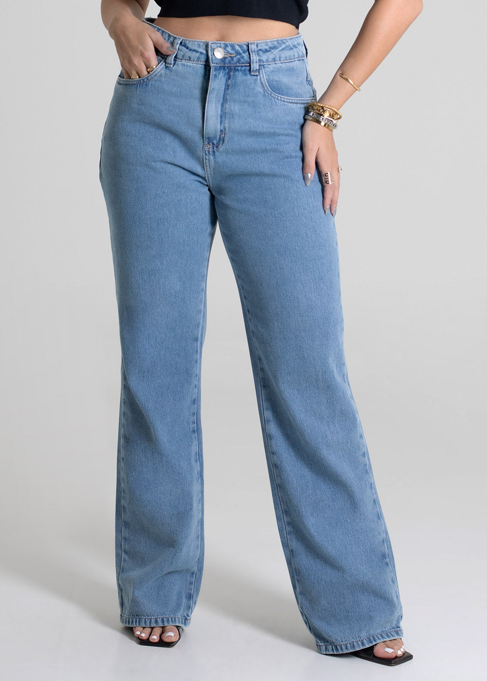Calça Jeans Sawary Reta - 279839 AZUL