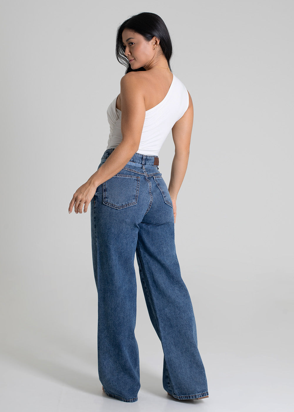 Calça Jeans Sawary Wide Leg - 279849 AZUL