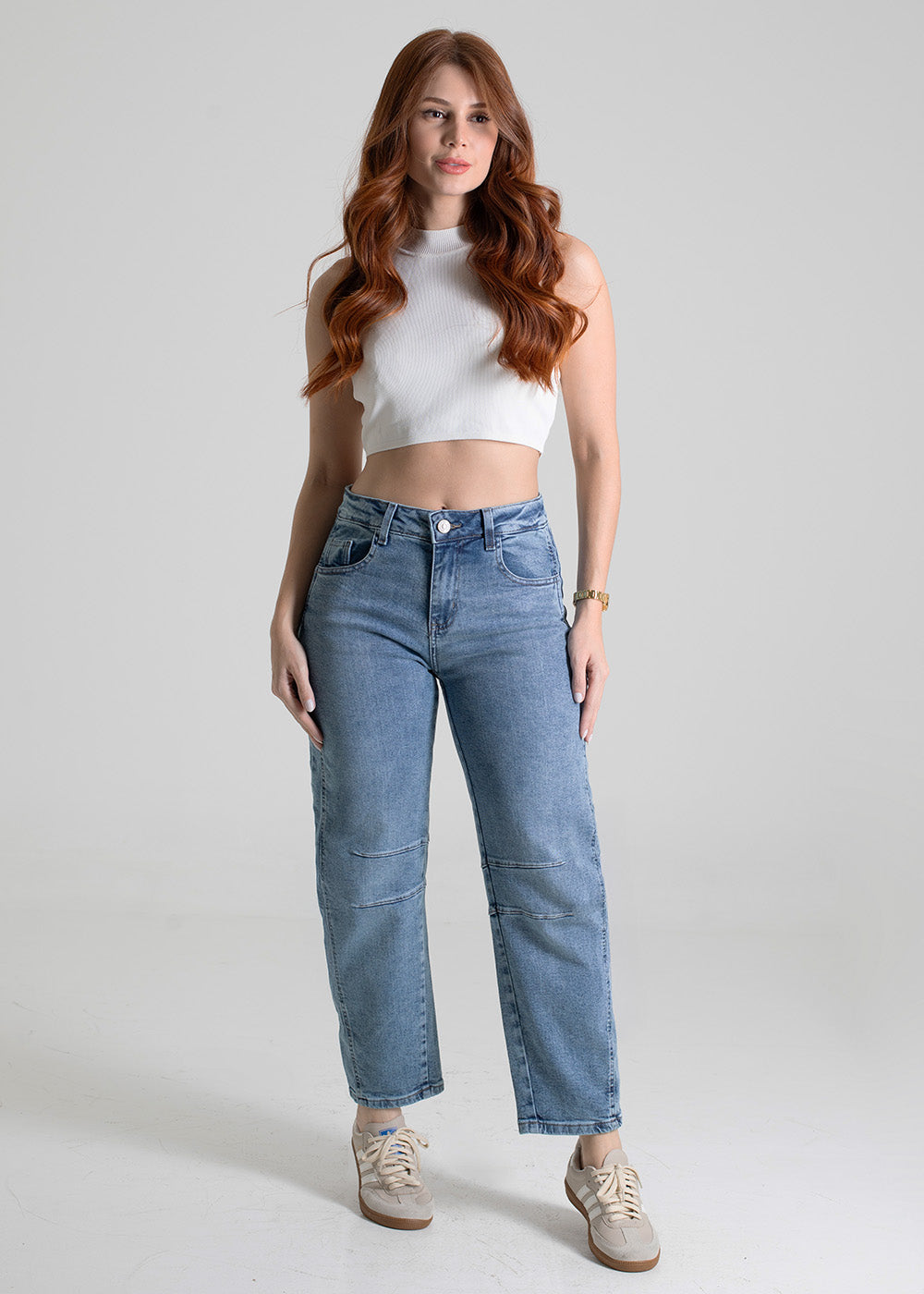 Calça Jeans Sawary Barrel - 279852 AZUL