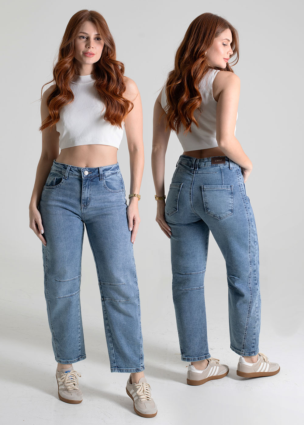 Calça Jeans Sawary Barrel - 279852 AZUL