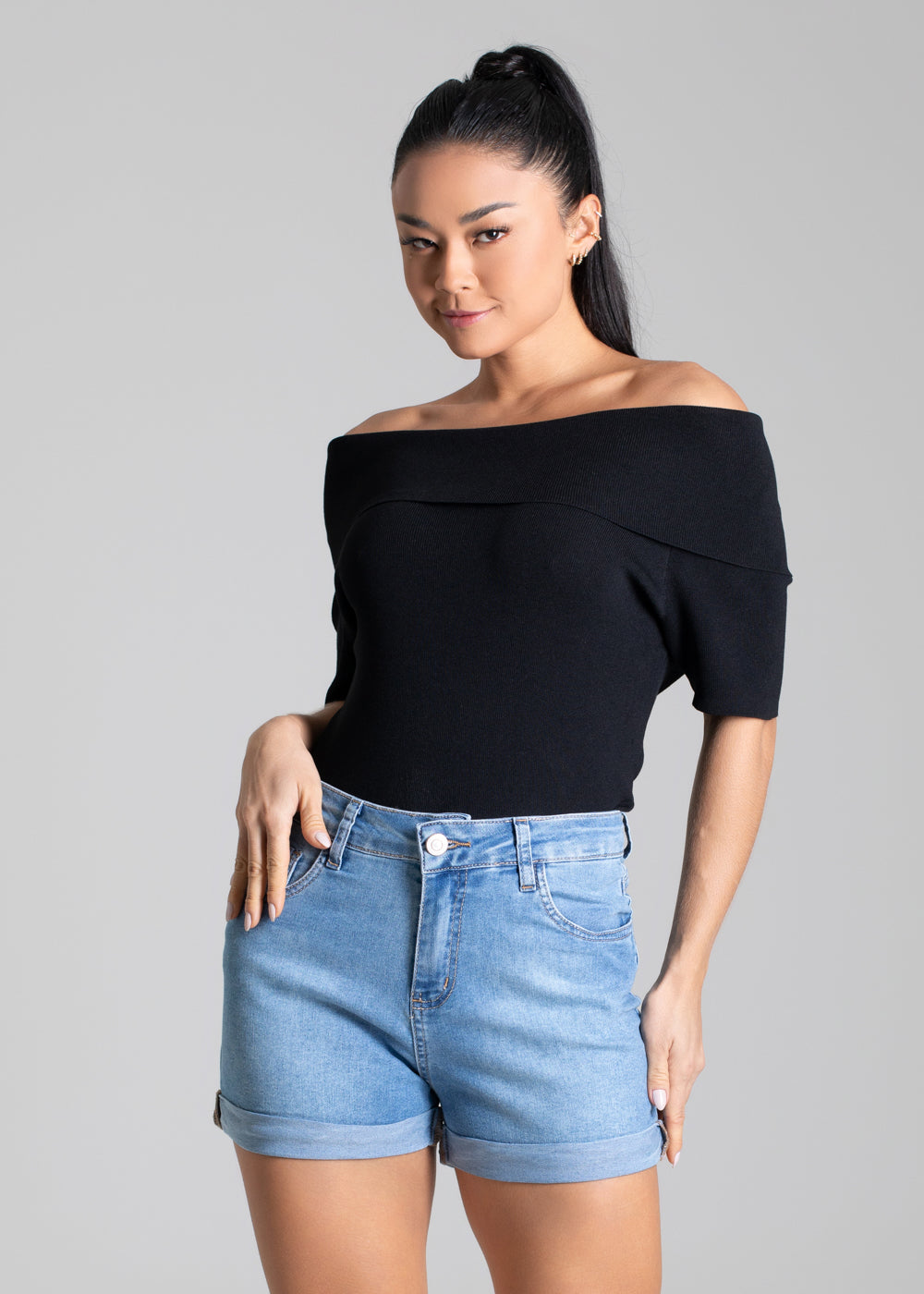 Shorts Jeans Sawary - 279854 AZUL