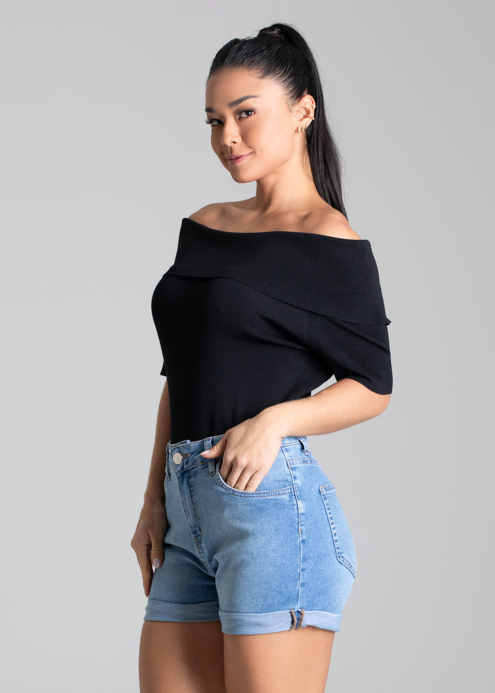 Shorts Jeans Sawary - 279854 AZUL