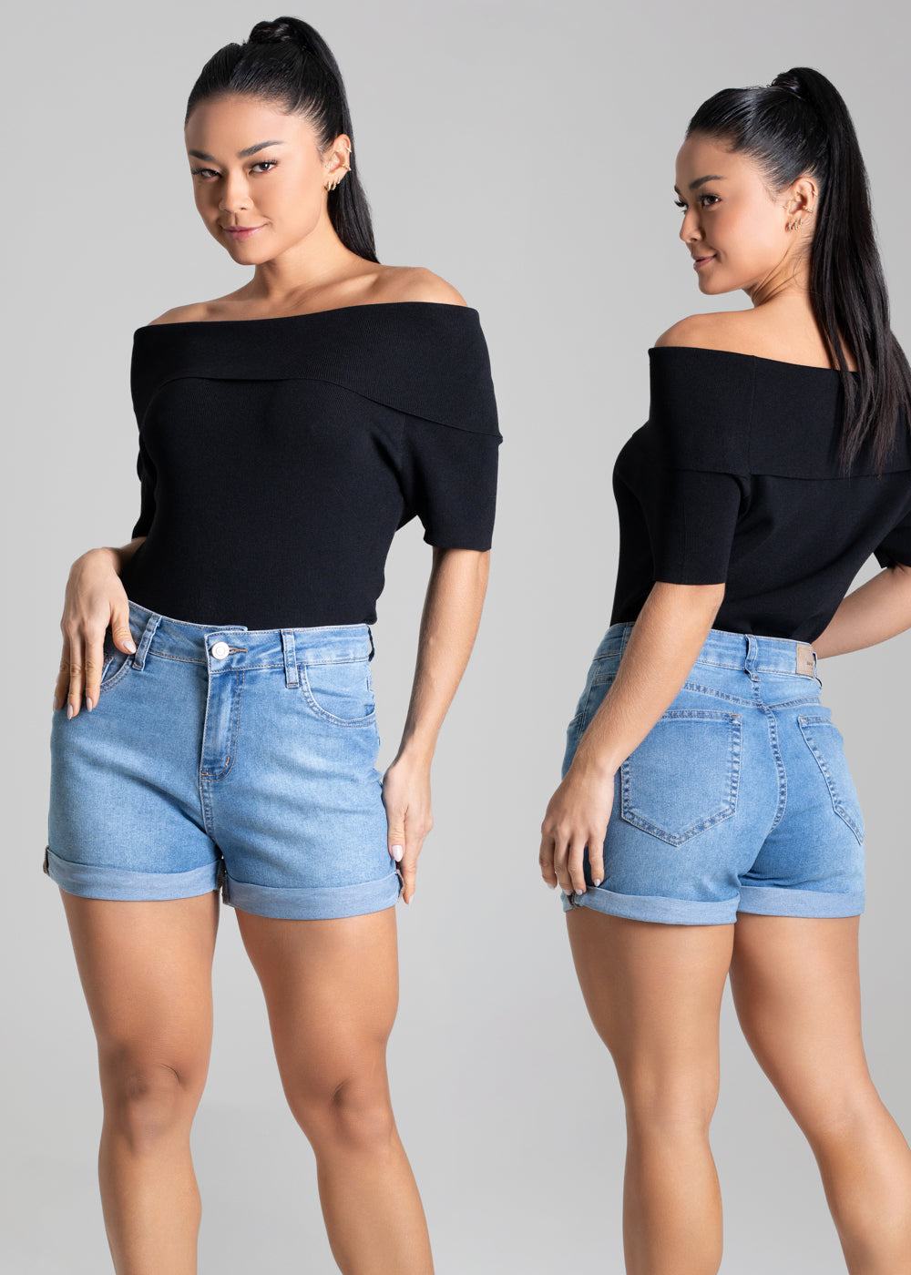 Shorts Jeans Sawary - 279854 AZUL