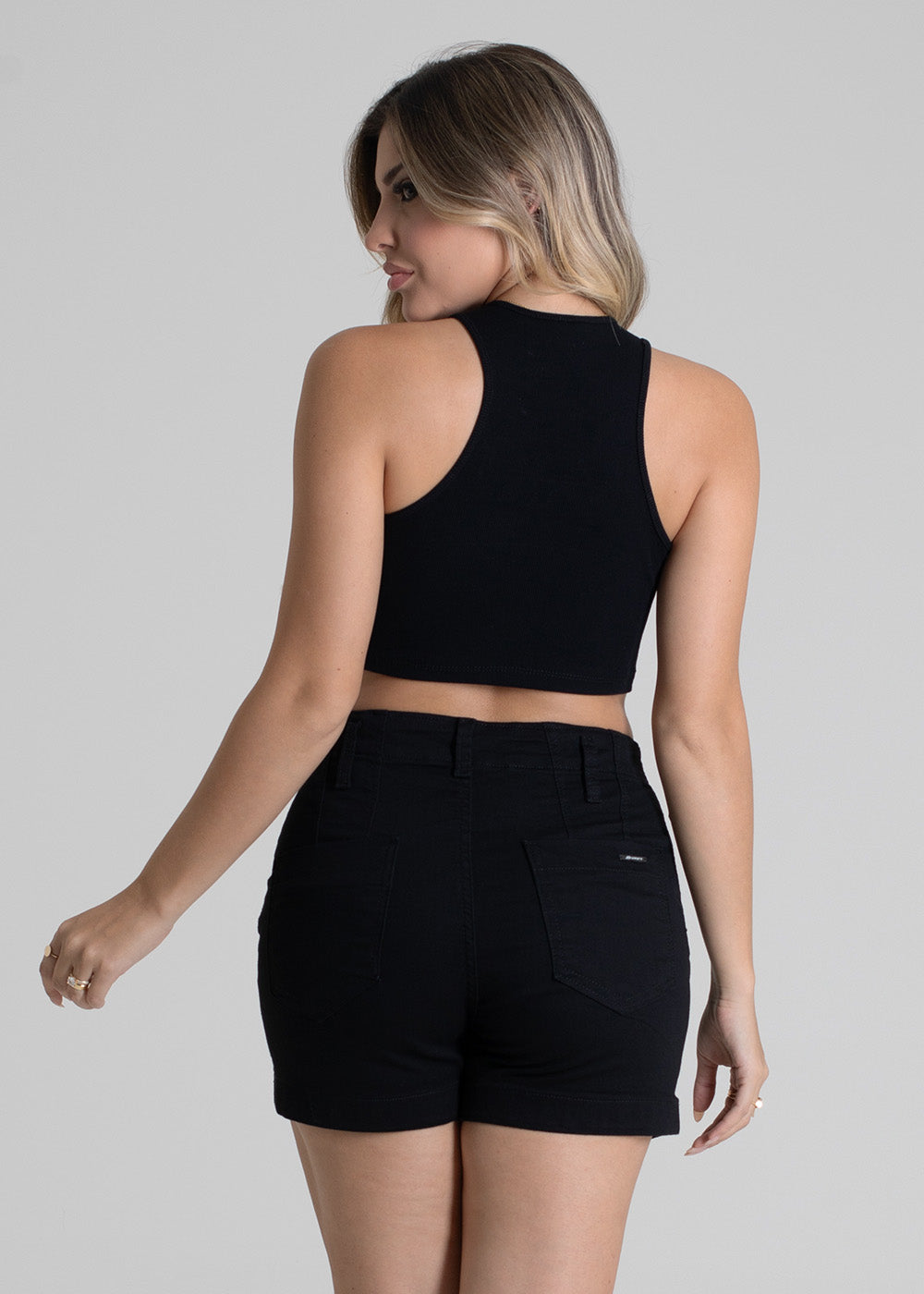 Shorts Sarja Sawary - 279859 PRETO