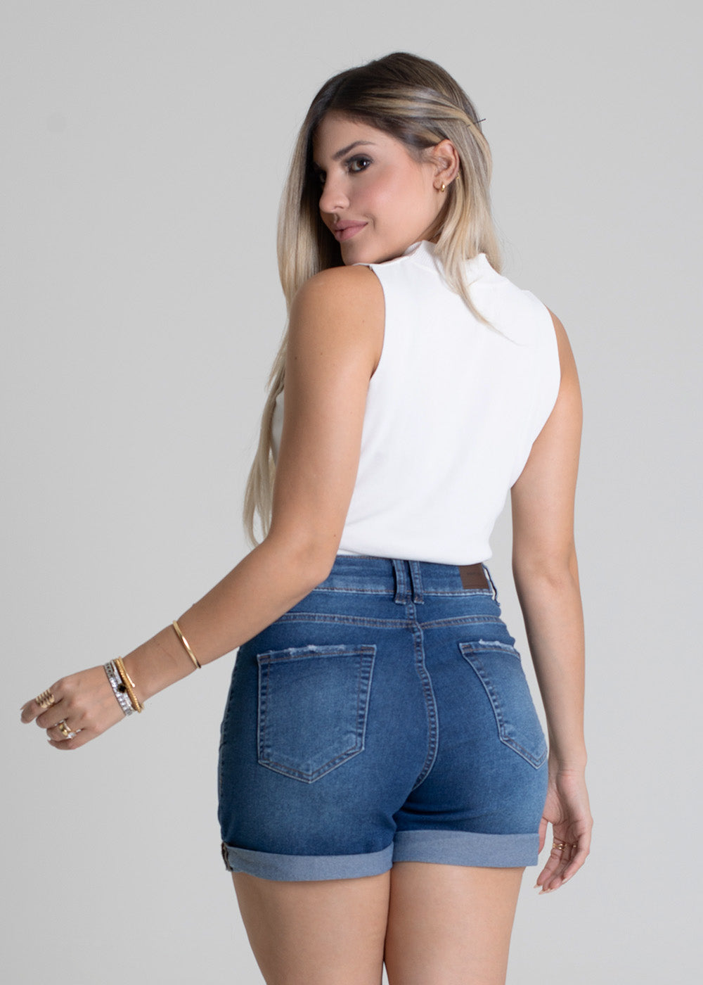 Shorts Jeans Sawary - 279862 AZUL