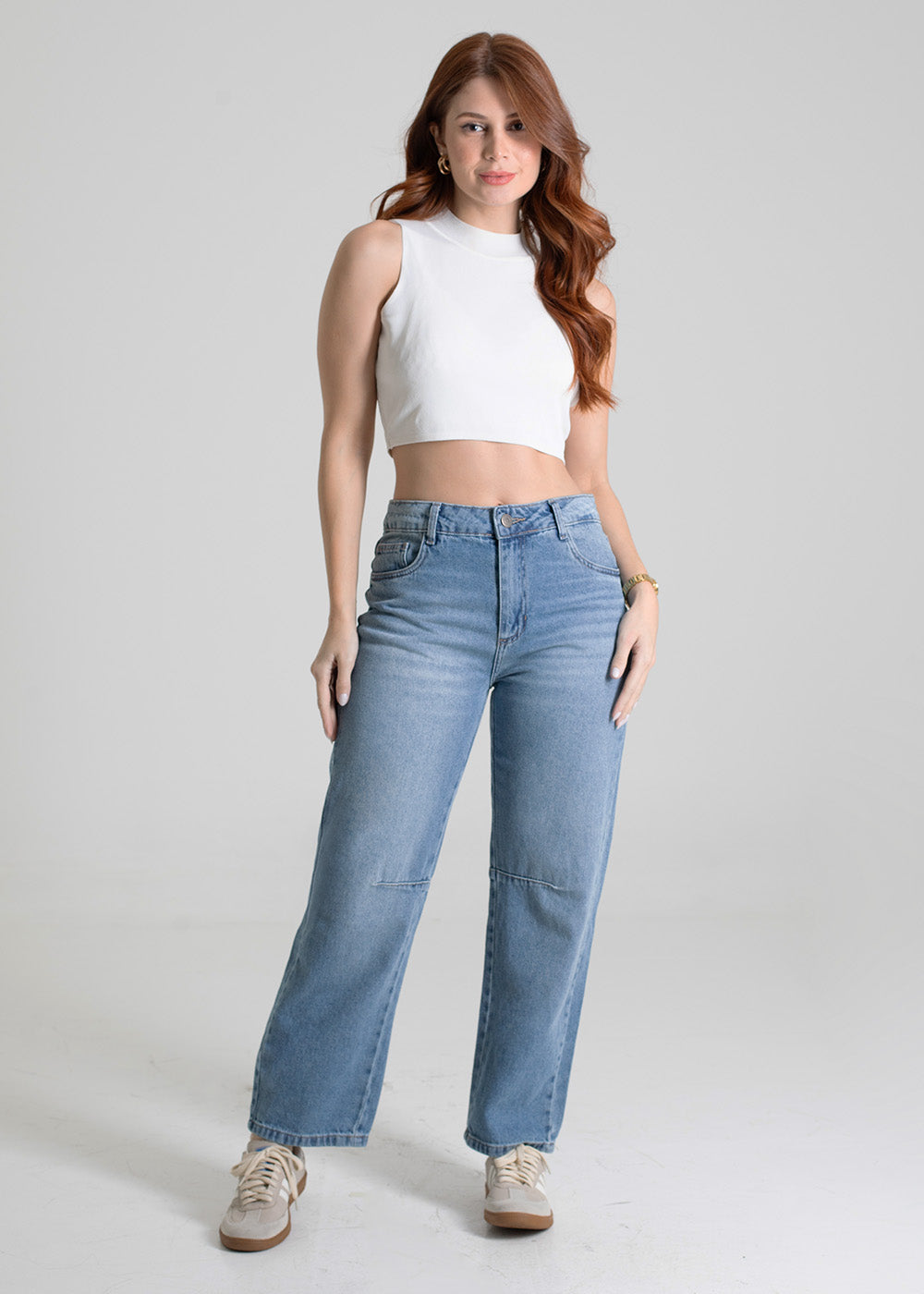 Calça Jeans Sawary Barrel - 279936 AZUL