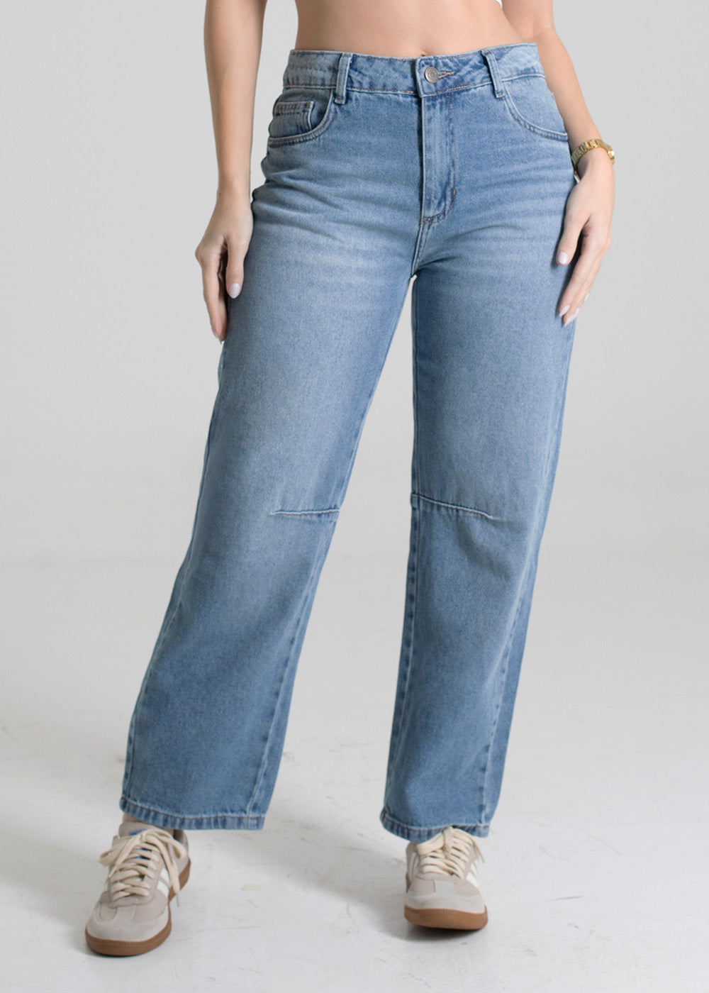 Calça Jeans Sawary Barrel - 279936 AZUL