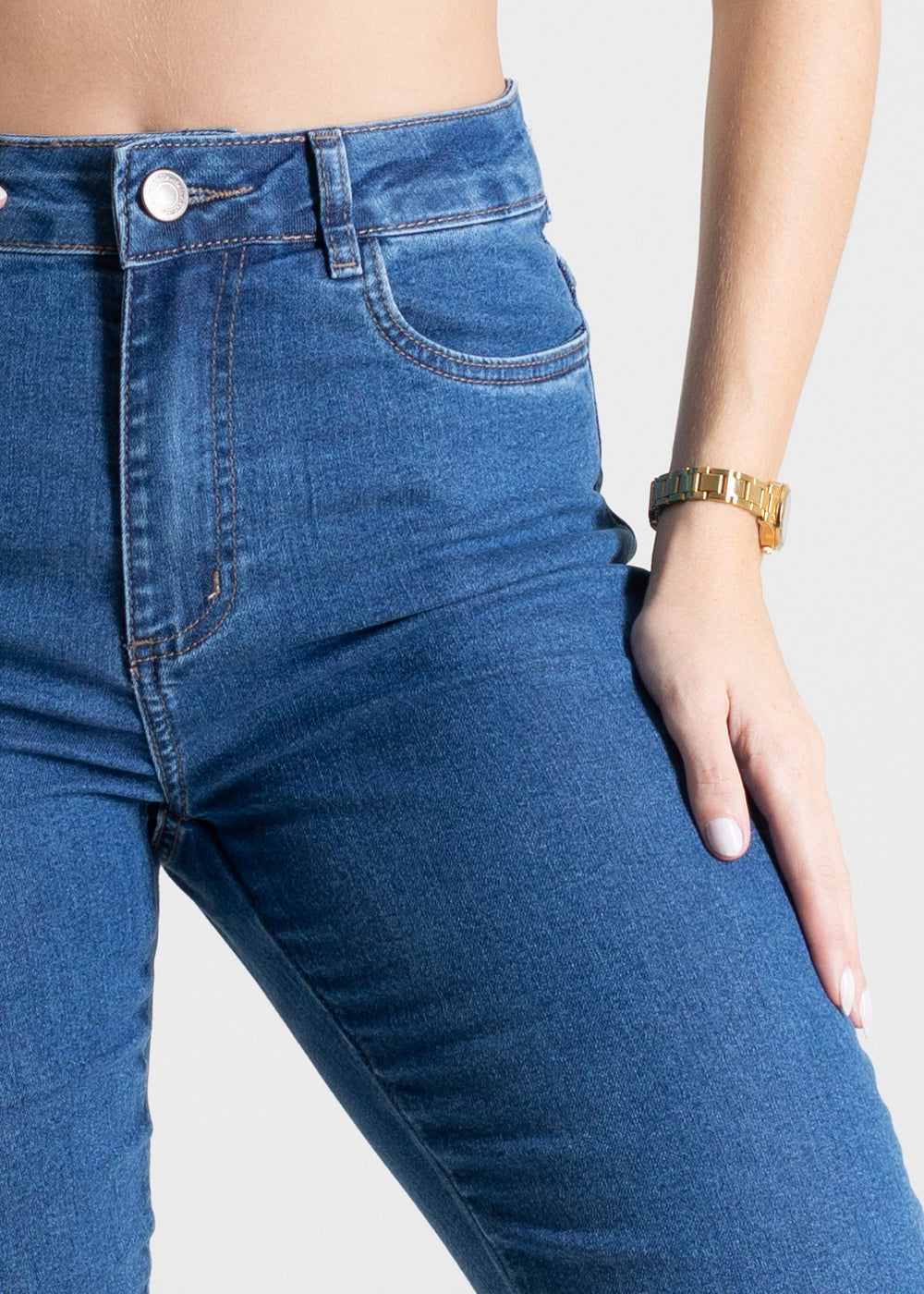 Calça Jeans Sawray Wide Leg Petit - 279939 AZUL