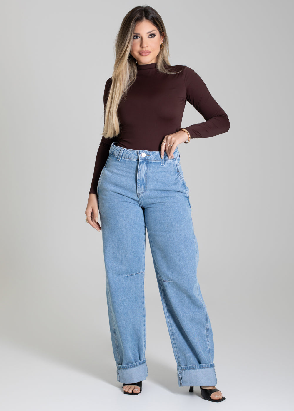Calça Jeans Sawary Barrel - 279942 AZUL