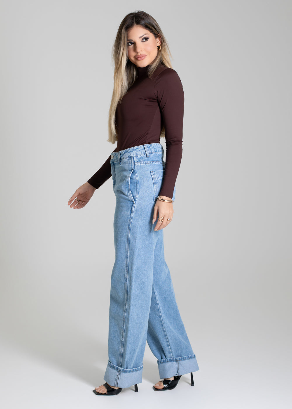 Calça Jeans Sawary Barrel - 279942 AZUL