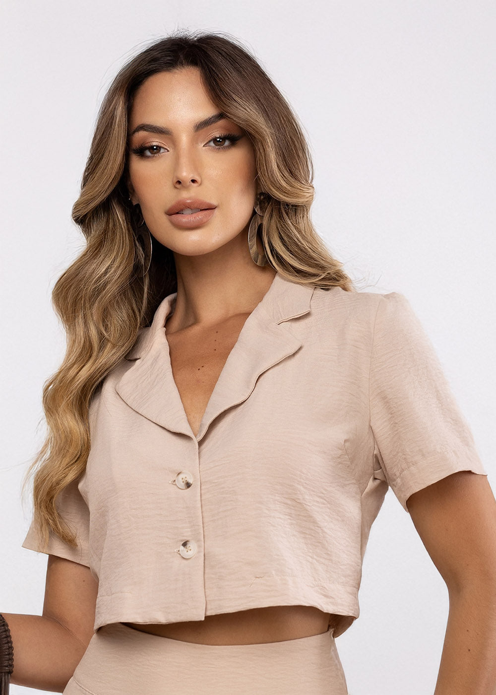 Blusa Sawary Infinito - 279981 BEGE