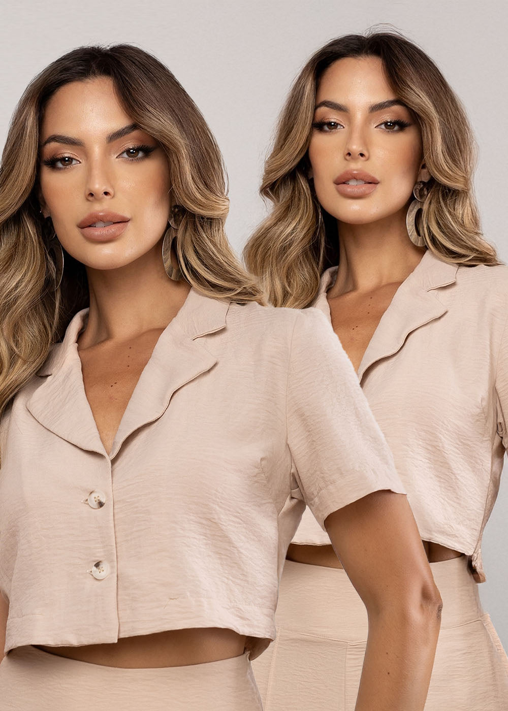 Blusa Sawary Infinito - 279981 BEGE