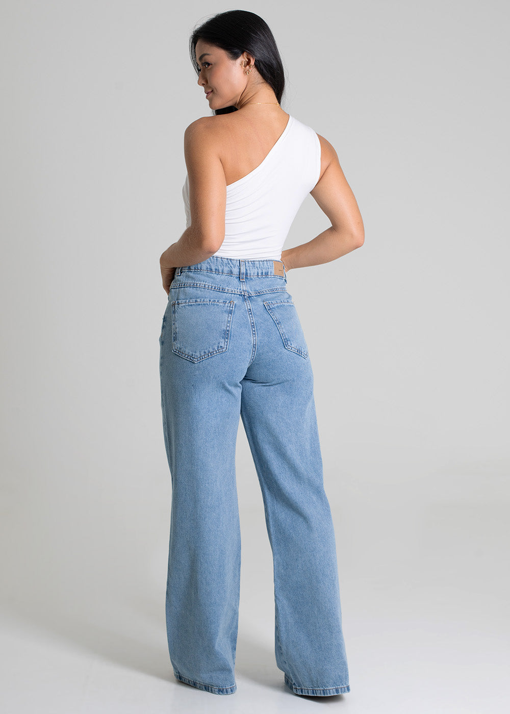 Calça Jeans Sawary Extra Wide Leg - 279982 AZUL