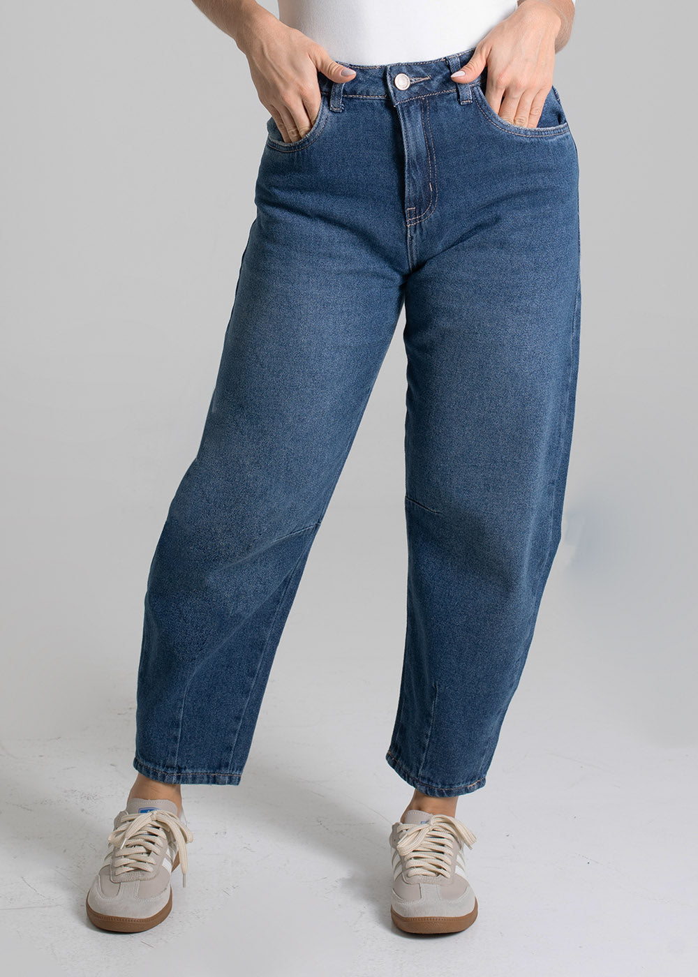Calça Jeans Sawary Barrel - 279995 AZUL