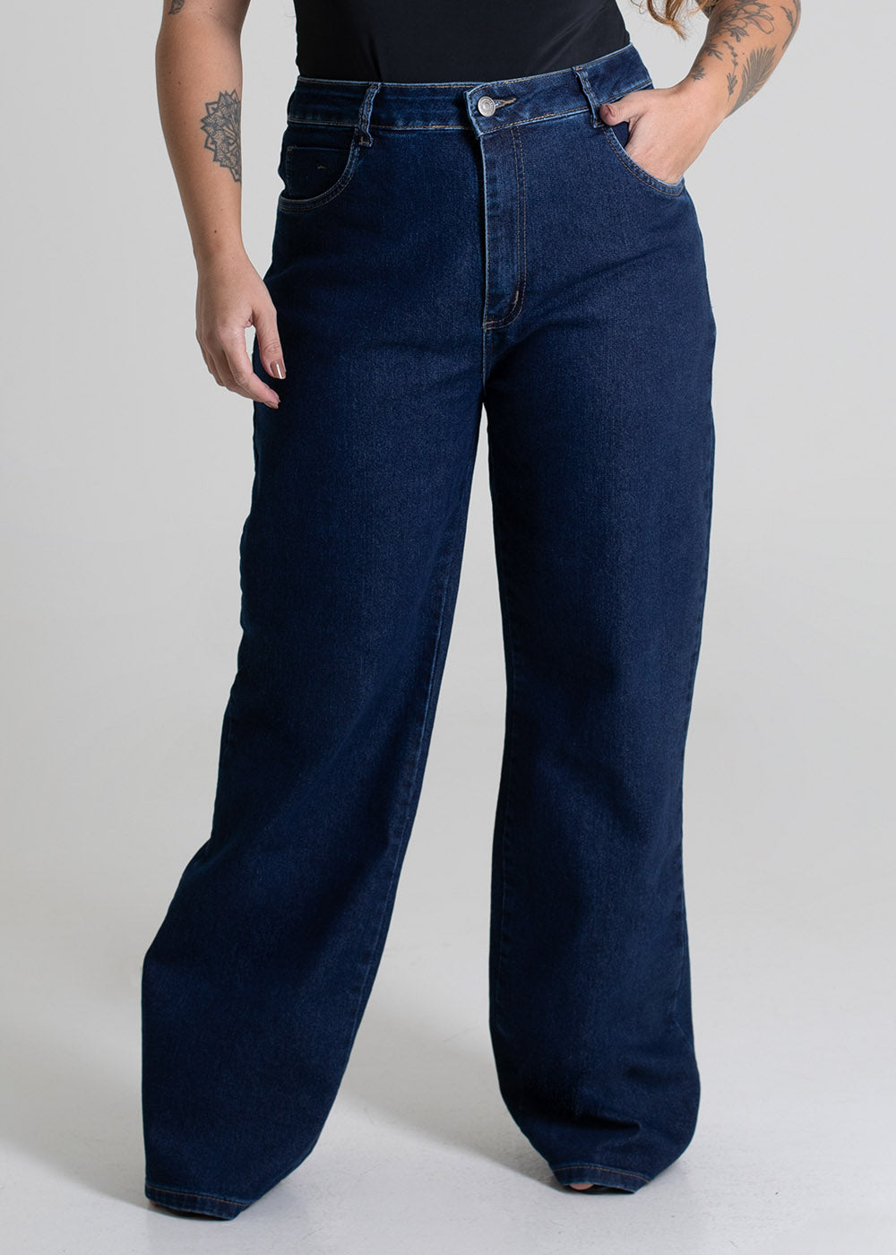 Calça Jeans Sawary Wide Leg - 280006 AZUL