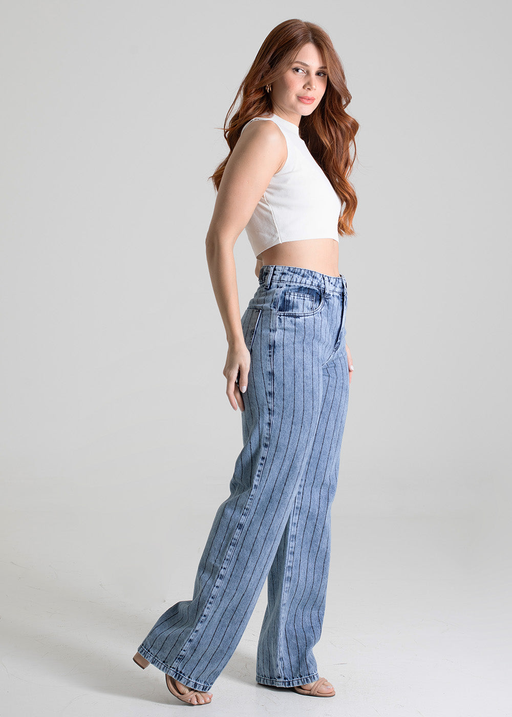 Calça Jeans Sawary Wide Leg - 280008 AZUL