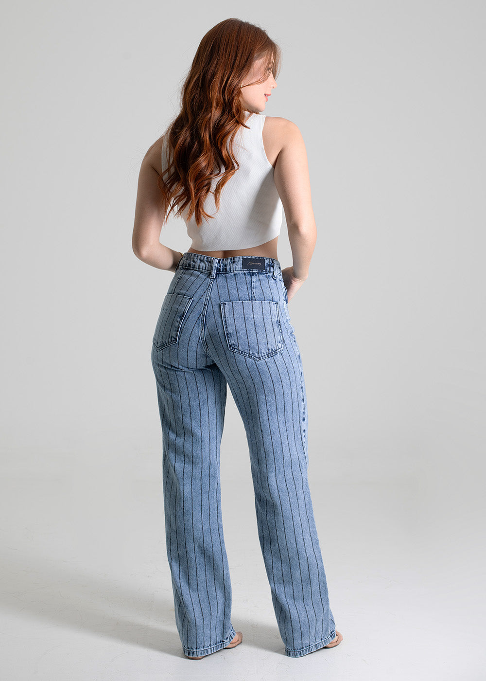 Calça Jeans Sawary Wide Leg - 280008 AZUL