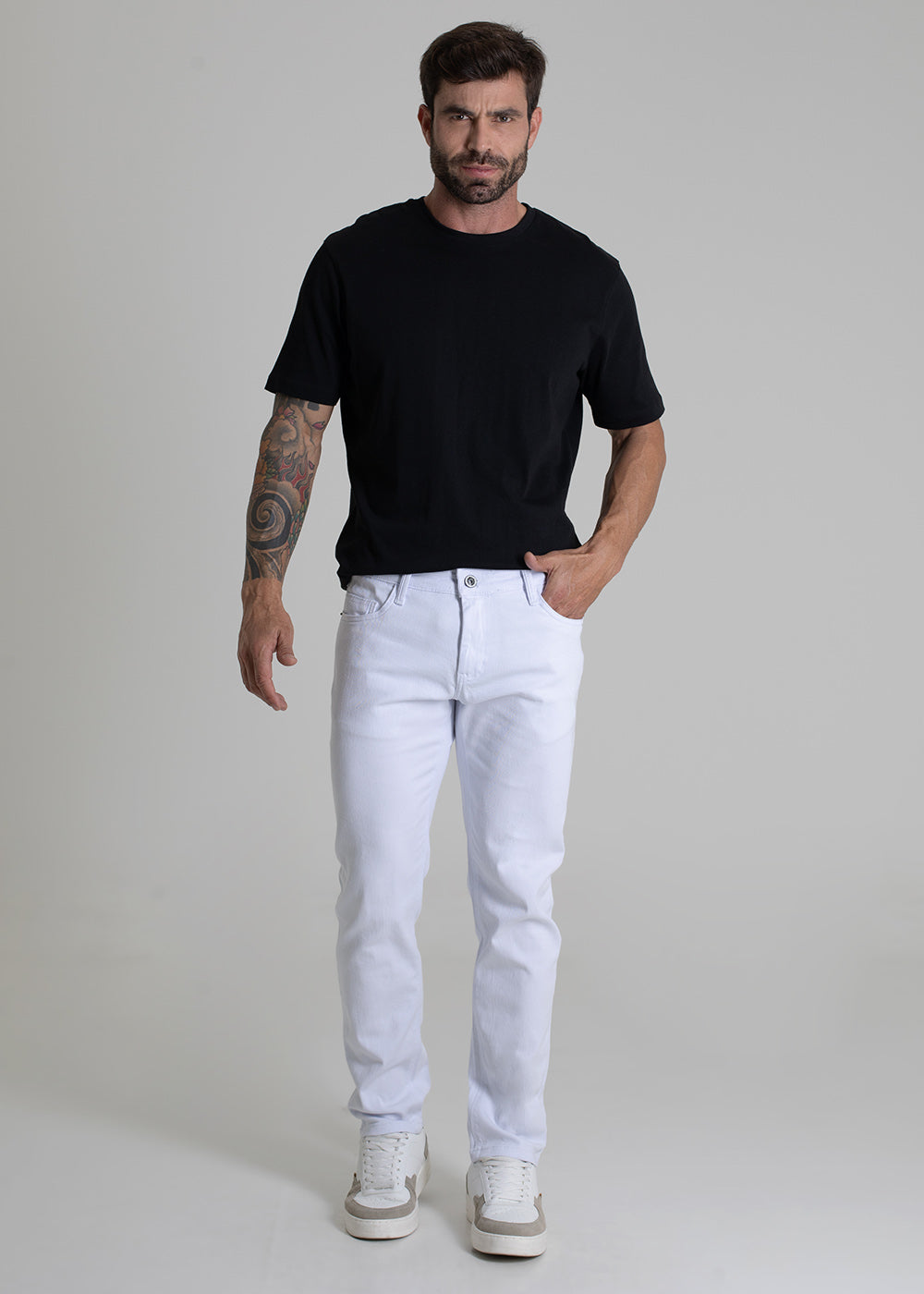 Calça Sarja Sawary Slim - 280011 BRANCO