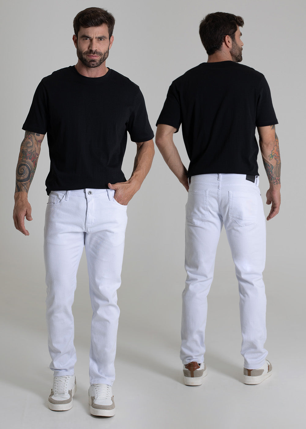 Calça Sarja Sawary Slim - 280011 BRANCO