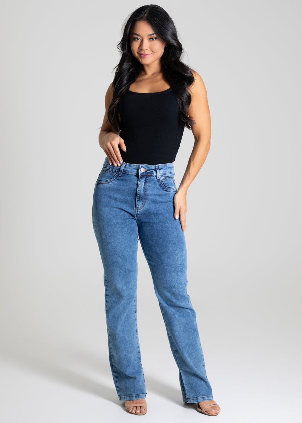 Calça Jeans Sawary Reta - 280012 AZUL
