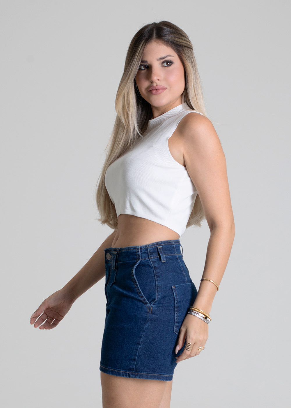 Shorts Jeans Sawary - 280015 AZUL