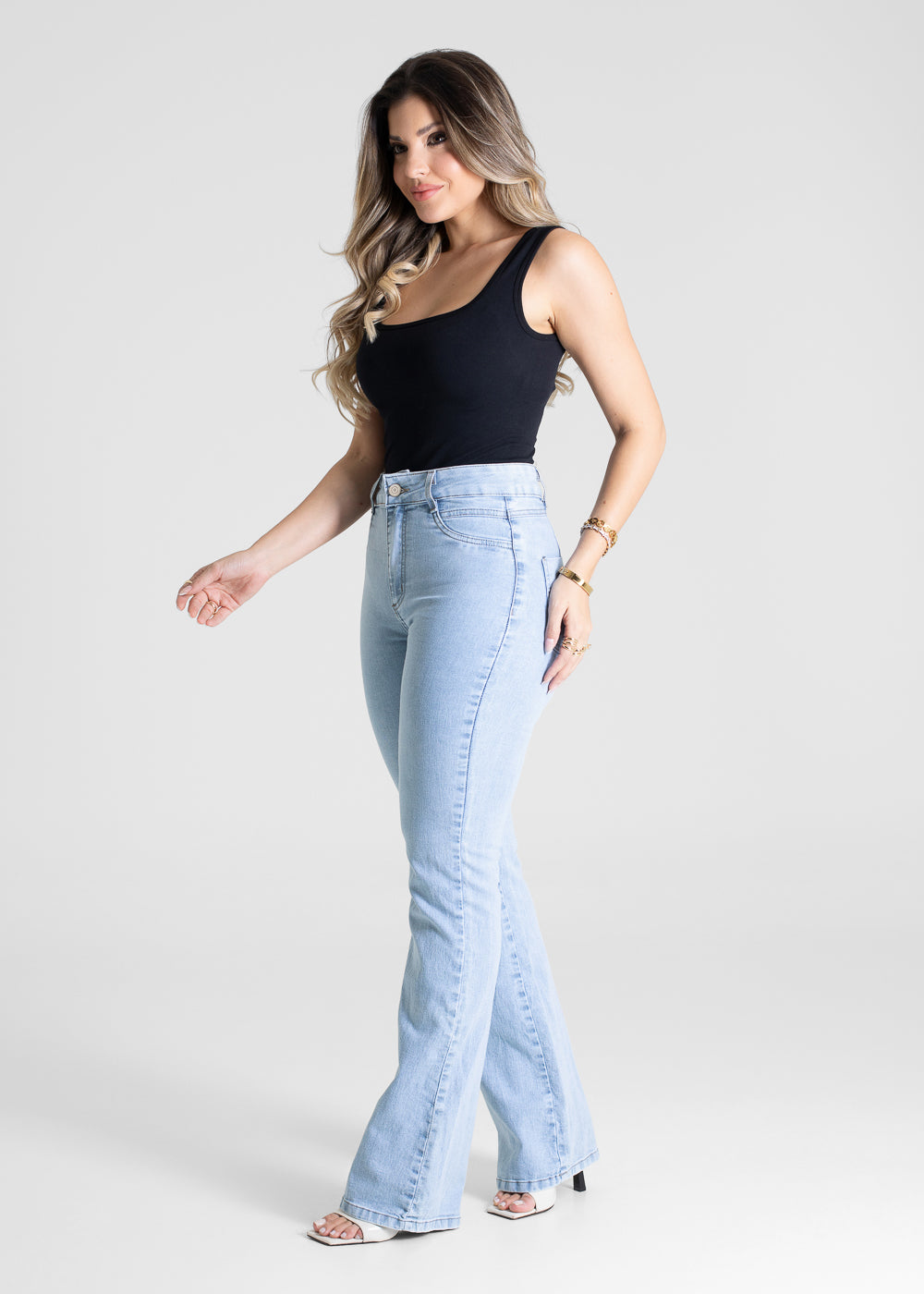 Calça Jeans Sawary Boot Cut - 280035 AZUL