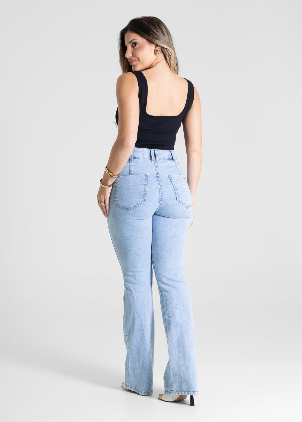 Calça Jeans Sawary Boot Cut - 280035 AZUL