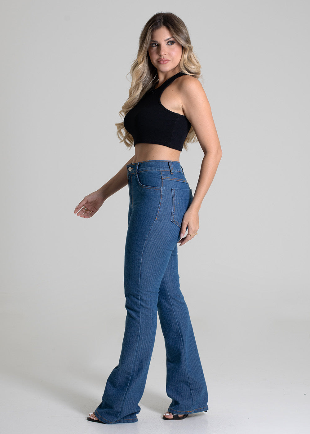 Calça Jeans Sawary Boot Cut - 280045 AZUL
