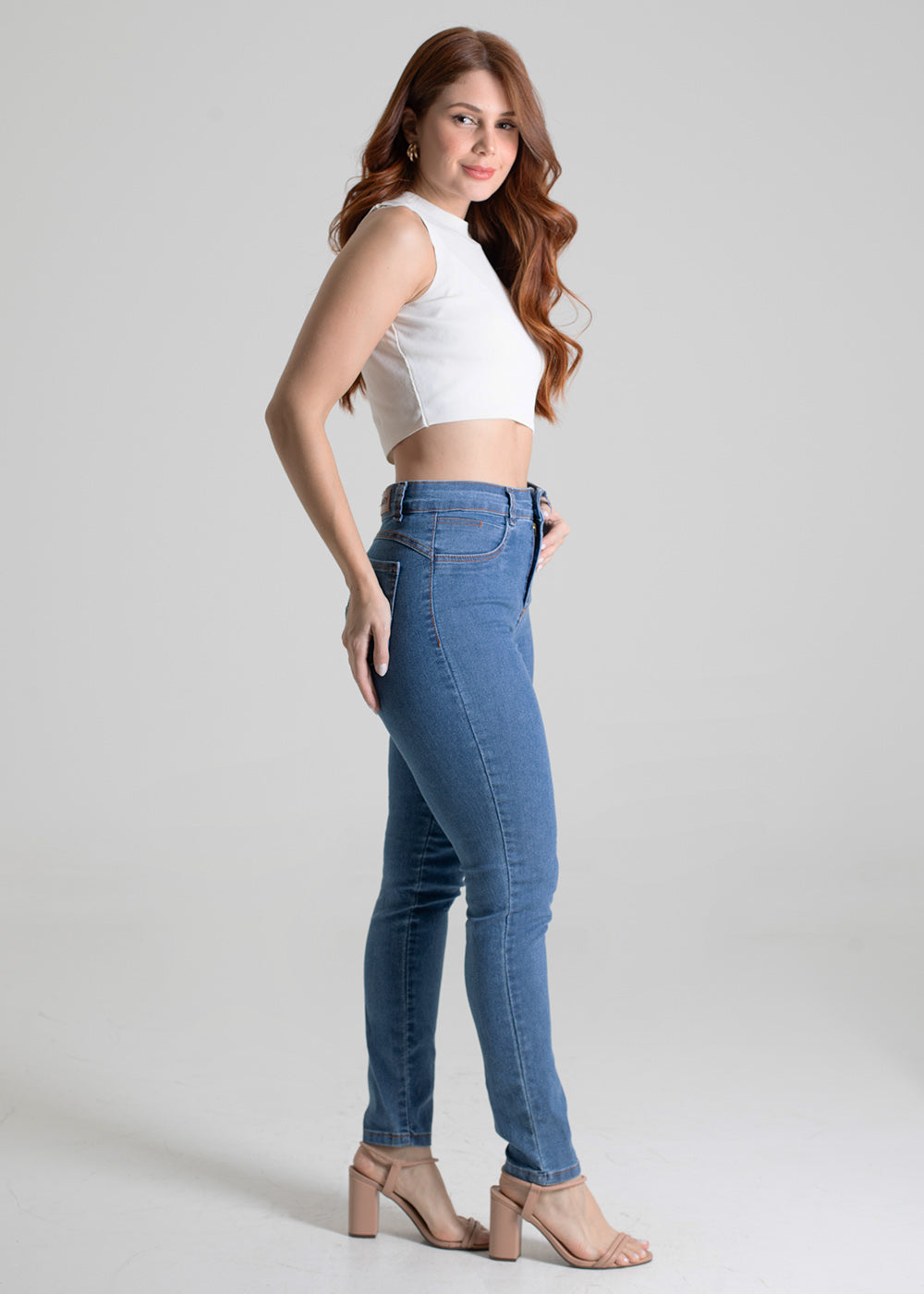 Calça Jeans Sawary Heart - 280053 AZUL