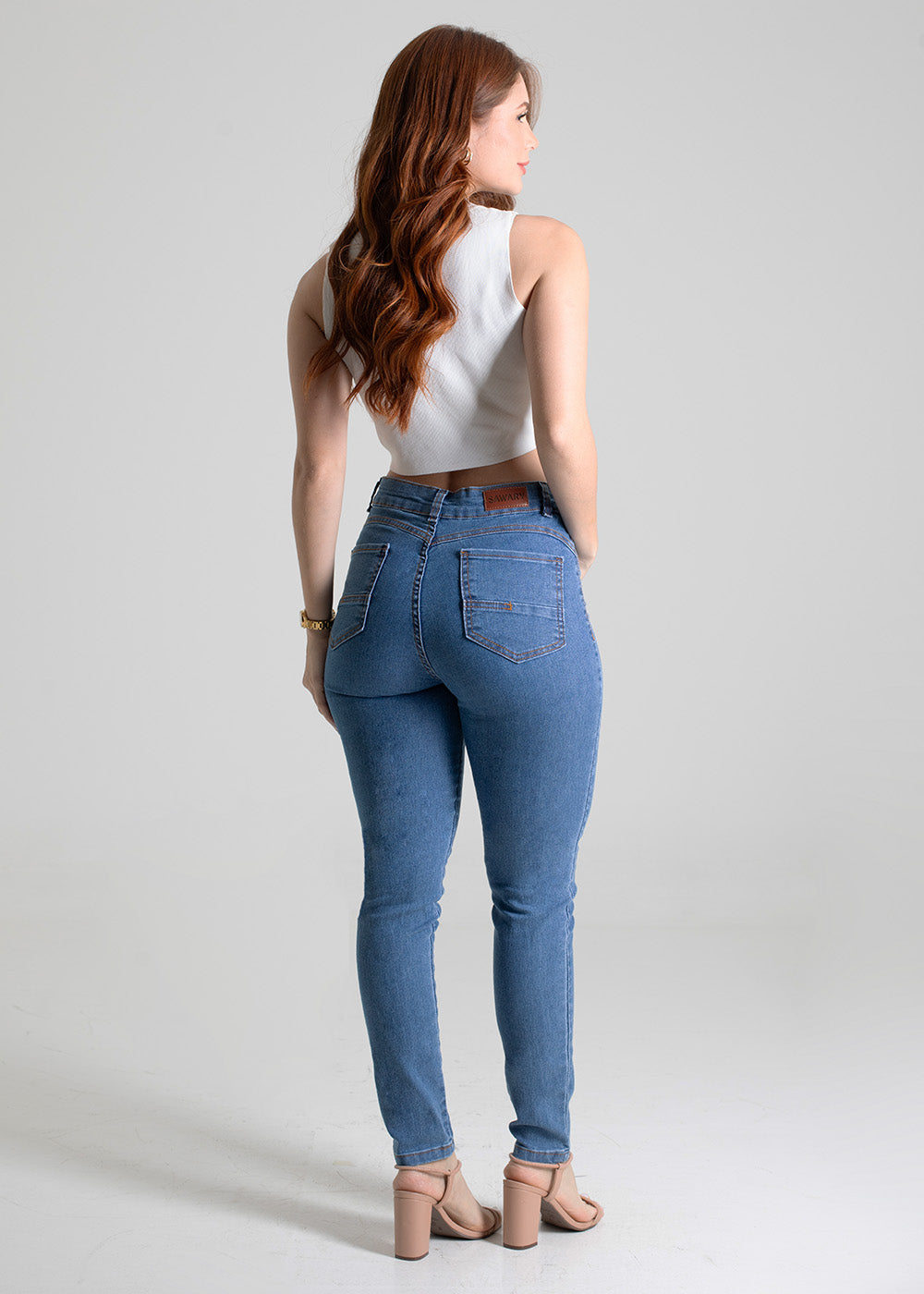 Calça Jeans Sawary Heart - 280053 AZUL