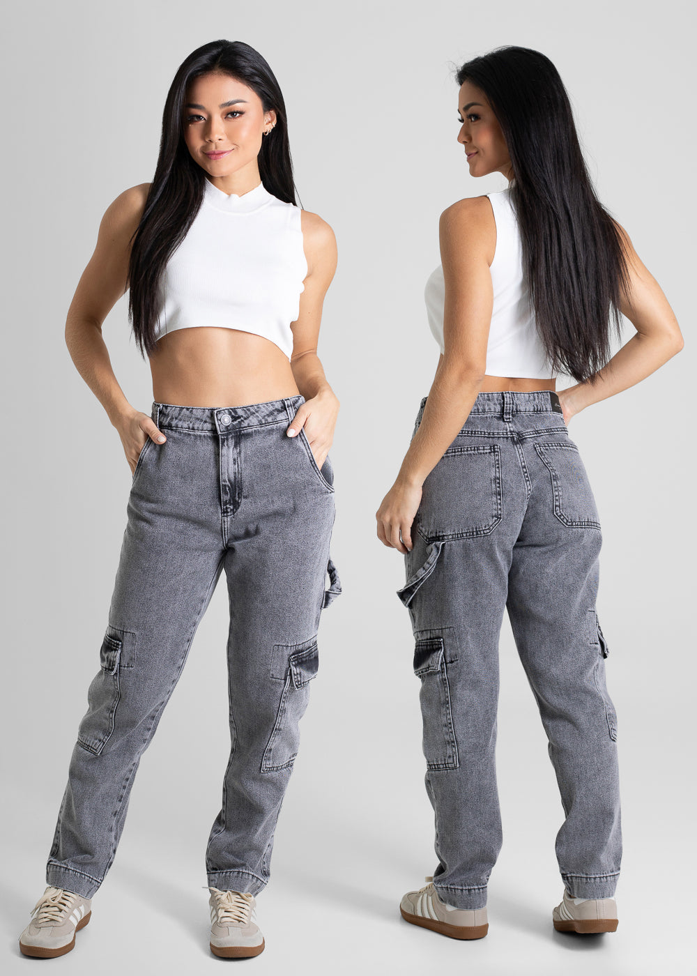 Calça Jeans Sawary Mom - 280067 PRETO