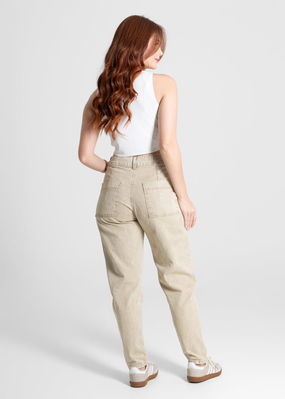 Calça Sarja Sawary Mom - 280069 BEGE