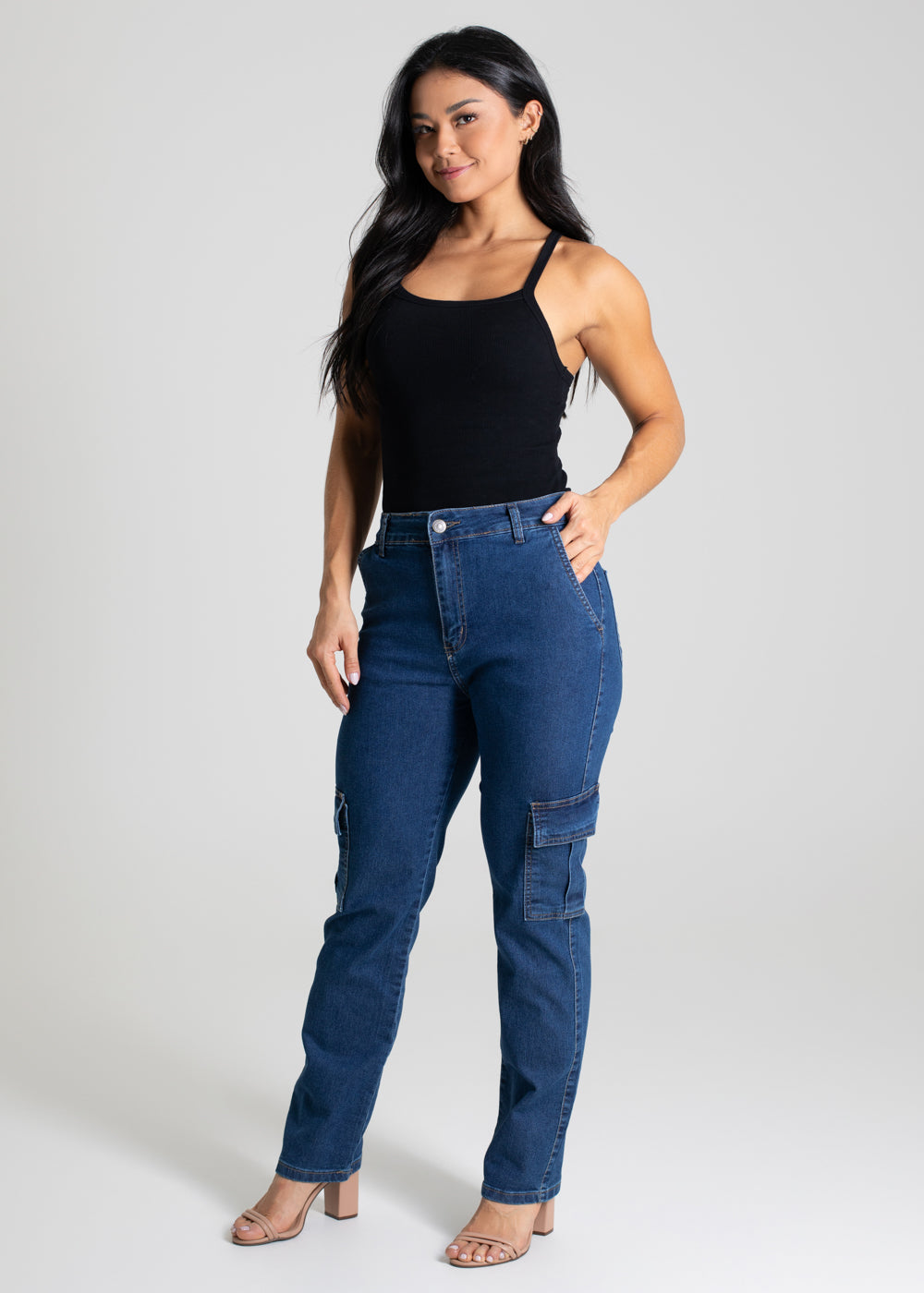 Calça Jeans Sawary Reta - 280072 AZUL